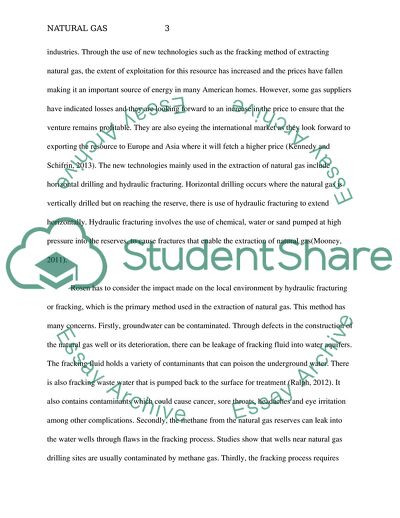 Should Environmental Watch International Support the Use of Natural Gas