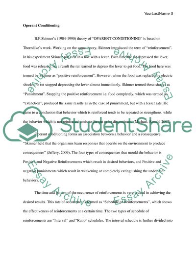 Why it would Be Easier to Operantly Confition a Behaviour that is Natural than One that is Unnatural