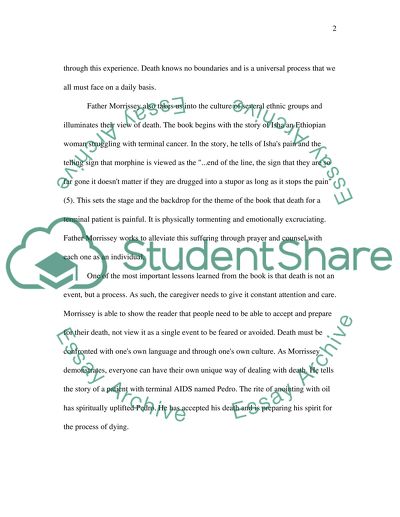 Let someone hold you:The journey of a hospice priest by Paul Morrissey