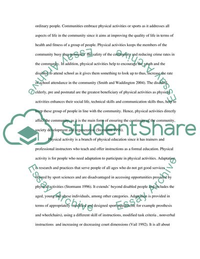 Sport Development in Communities