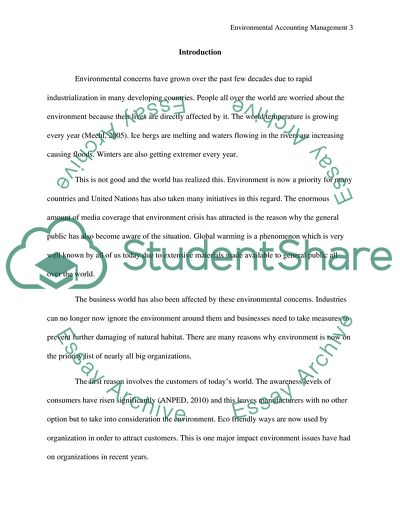 Environmental Management Accounting