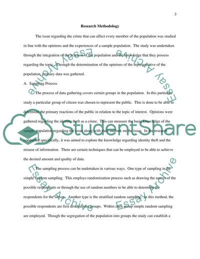 The Cases of Identity Theft