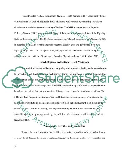 Health inequality image