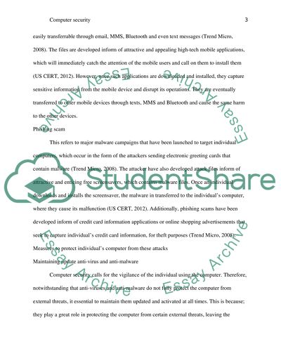 Threats to Computer Security