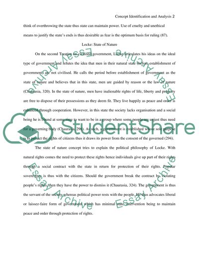 Concept Identification and Analysis