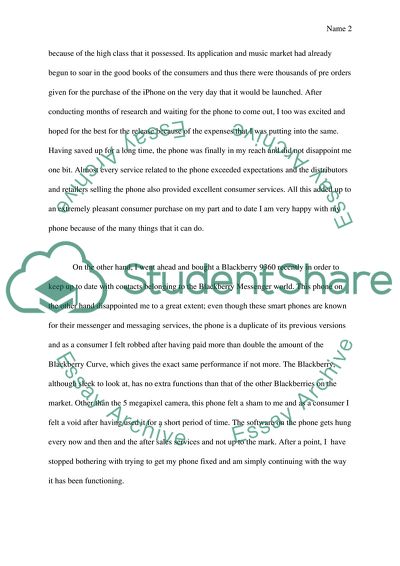 Blackberrys Consumerism