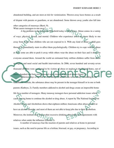 The Reason Why Teenagers Run Awa