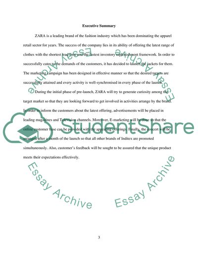 Winning Marketing campaign for ZARA Jacket