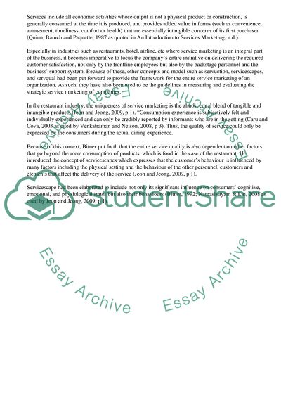 Strategic Service Evaluation of Subway and Nandos Restaurants