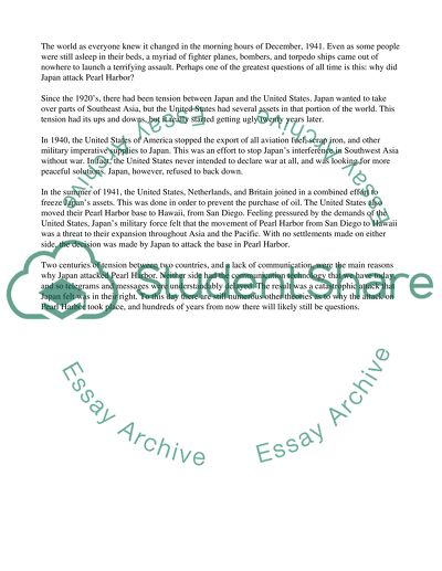 Pearl Harbor Reflections