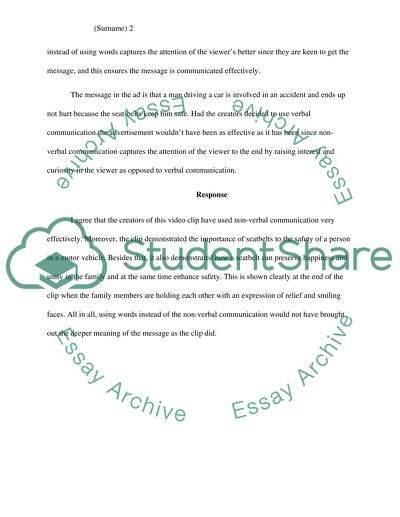 Non-verbal Communication