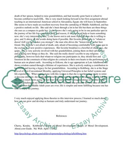 Developmental Interviews