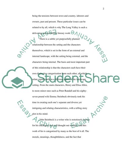 The Long Valley by John Steinbeck