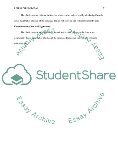 Do a Healthy Diet and Exercise Improve the Obesity Rate in Children