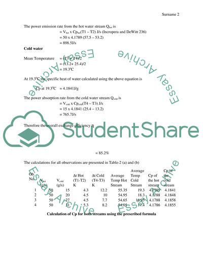 Heat and mass transfer calculation for carbon capture pilot plant