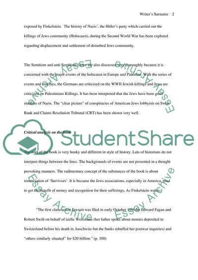 Tragedy of the Holocaust and Its Historical Influence