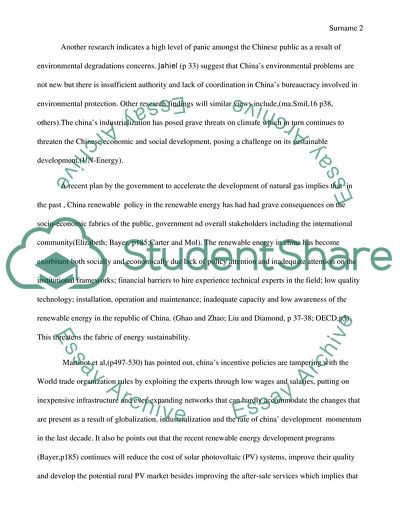 Chinas Exorbitantly Unsustainable Development in Renewable Energy Industry