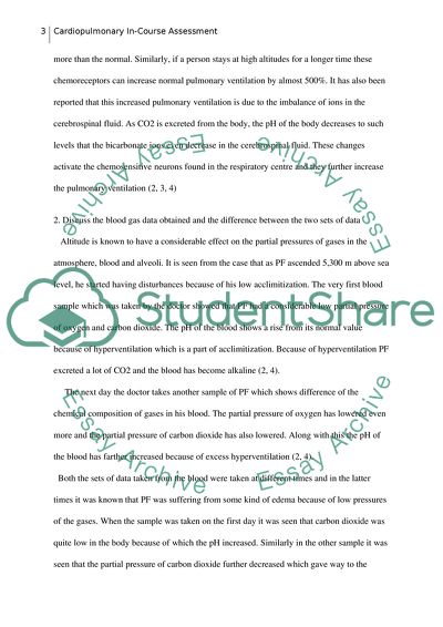 Key Role of Cardiopulmonary System