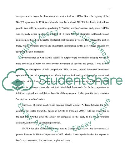 NAFTA - United States, Canada, and Mexico Trading Together