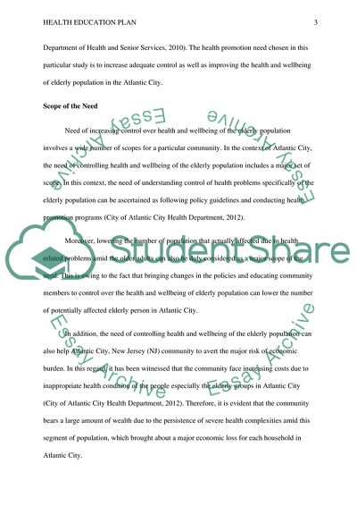 Health Education Plan of Atlantic City