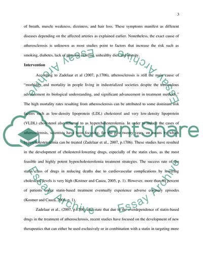Clinical Test for a New Drug for Treating Arteriosclerosis
