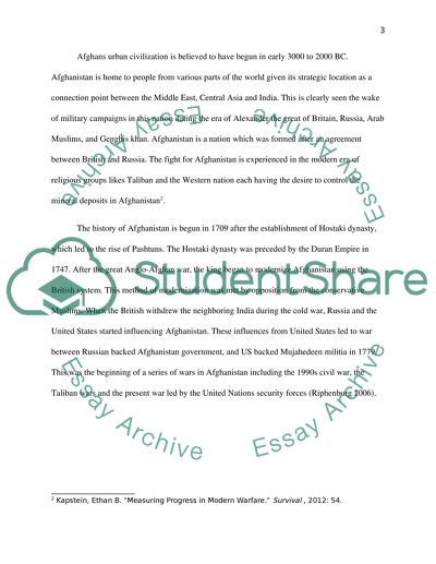 Will Afghanistan achieve peace and prosperity