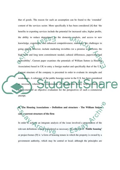 General Characteristics of the Public Housing in the U.S. Market