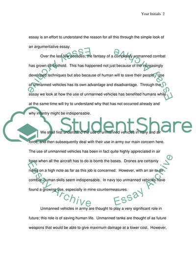 The Pros and Cons of Using Unmanned Vehicles