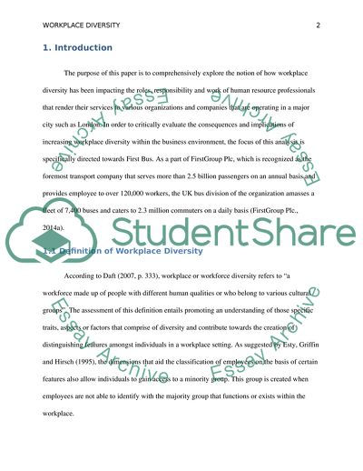 How Is Workplace Diversity Affecting the Work of Human Resource Professional