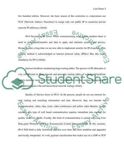 Conversion from IPv4 to IPv6