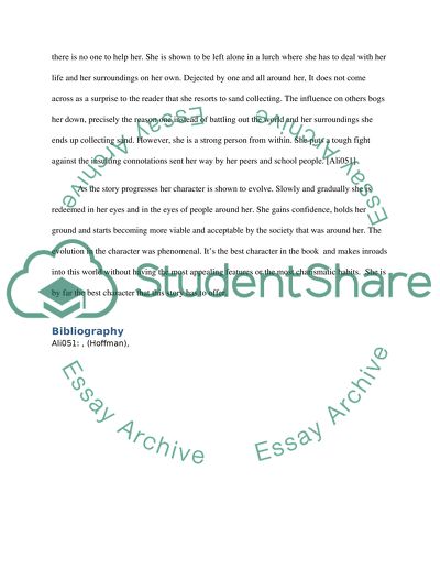 Characters from Alice Hoffmans Saint Helene