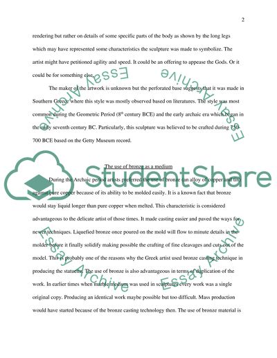 The Statuette of a Horse as Abstract Art