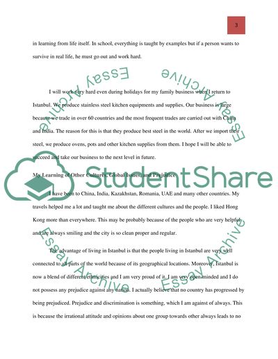 Creative writing bio