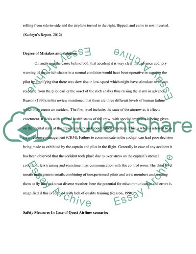 Colgan and Alaska Accident