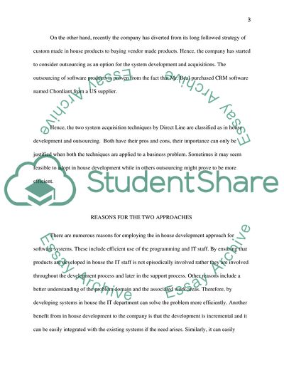 (business information system) DIRECT LINE reviews and system aquisition