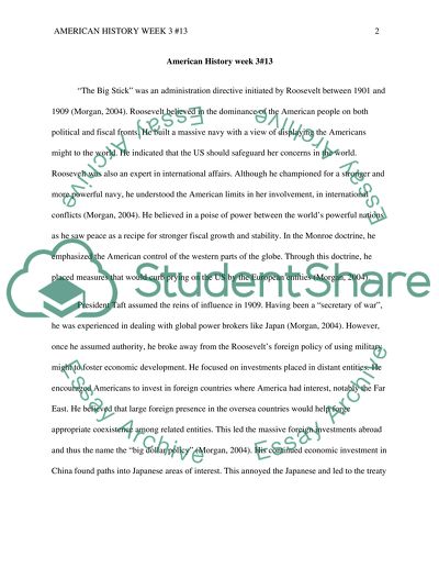 The Big Stick by Roosevelt