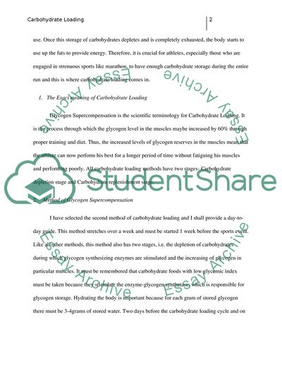 Guide to Carbohydrate Loading