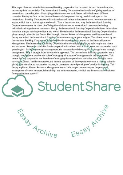 Why International Banking Corporation Views Their Talent as Their Best Asset