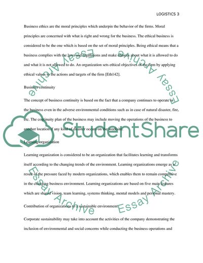 Sustainable Corporate Development