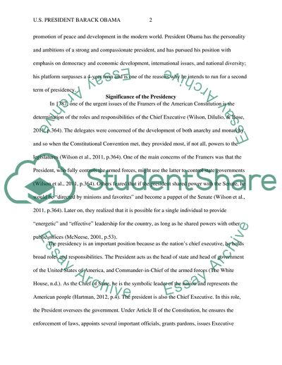 U.S. President Barack Obama: An Affirmation of the American Dream