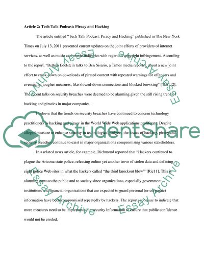 Journal articles on technology and society