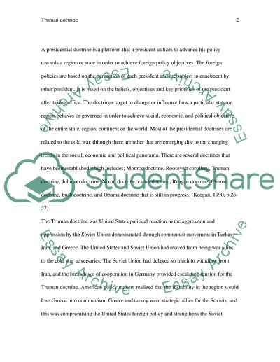 Assignment 2: Current Events and U.S. Diplomacy