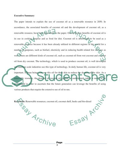 English Essay Speech Use Of Coconut Oil As A Renewable Resource In English Essay Books also English Example Essay Use Of Coconut Oil As A Renewable Resource In Term Paper Essays On Different Topics In English