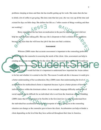 Analysis of the case of Cultural Adaptation