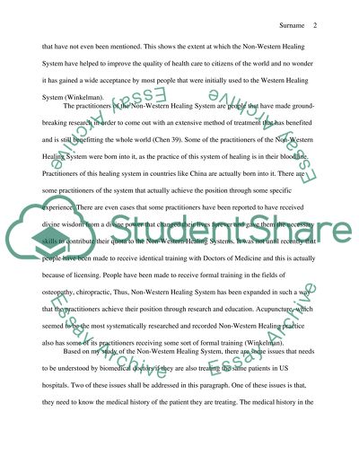 Health & Healing in Cross Cultural Perspective