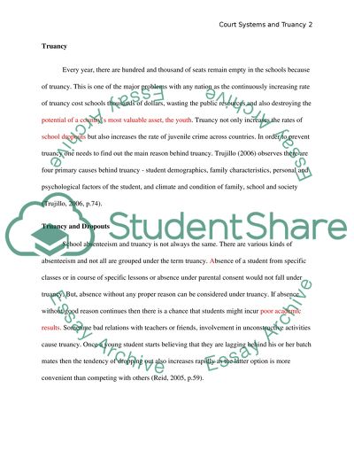 Schools and Court Systems Tackling the Problem with Truancy