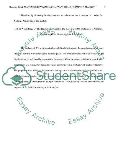 Nintendo: Reviving a Company, Transforming a Market