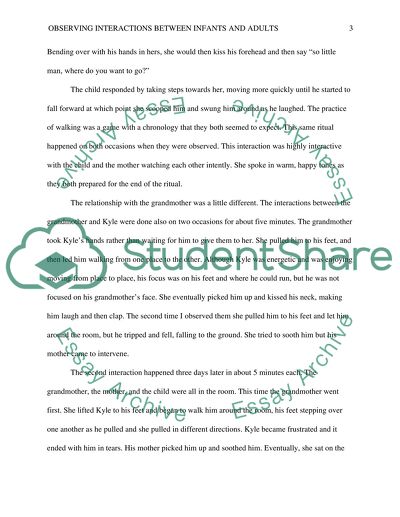 Observing Interactions between Infants and Adults