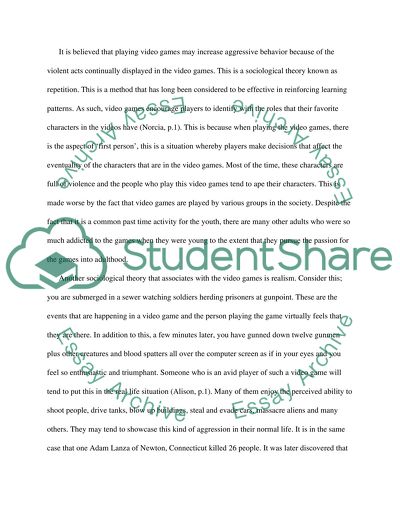 Violent Video Games Influence on the Society