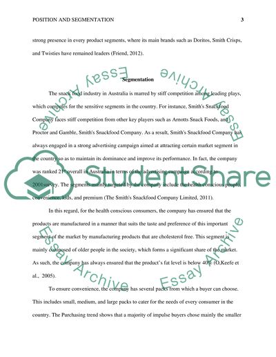 The Smiths Snackfood Company in Australia